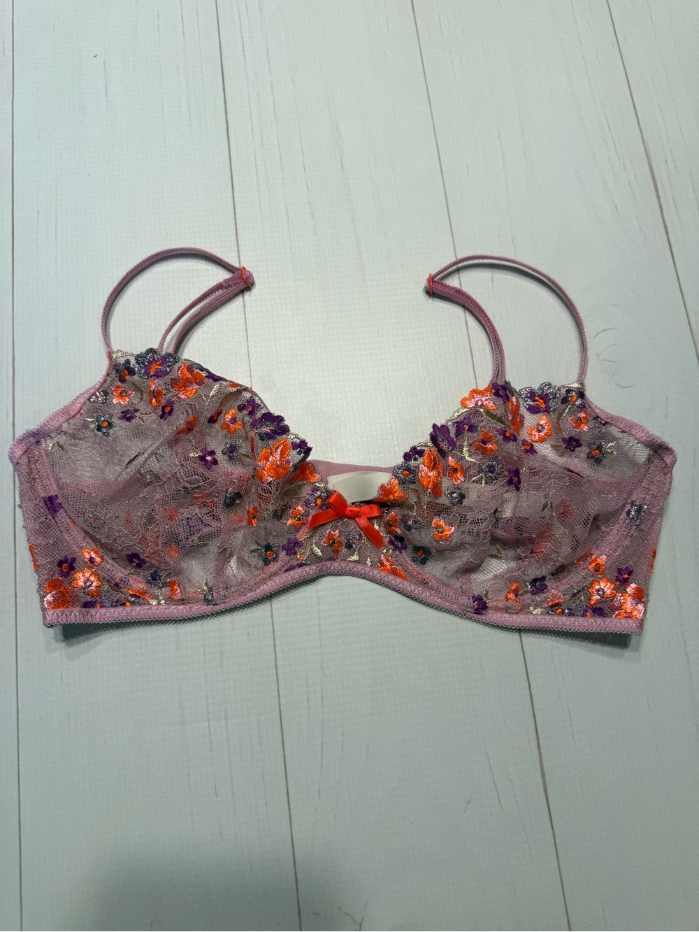 For Love & Lemons Bloom Lace Bra Size Medium
